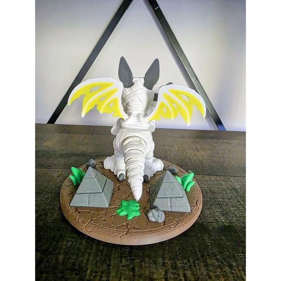 Tutankiss the Mummy Dragon 3d Figure with Base - Picture 3 of 8